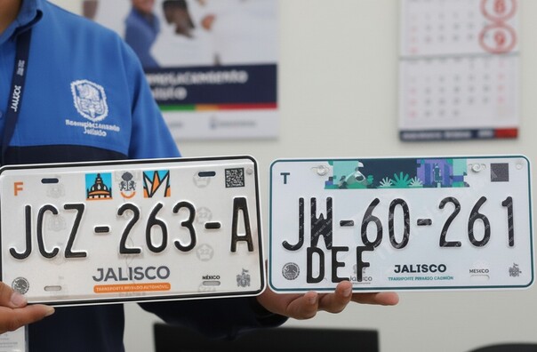 Placas nuevas Jalisco