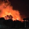 Se registra intenso incendio en la Sierra de Guadalupe, a la altura de Ecatepec.