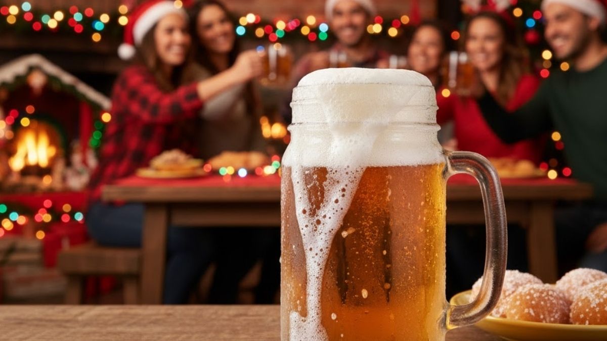Tarro de cerveza, una bebida común en posadas