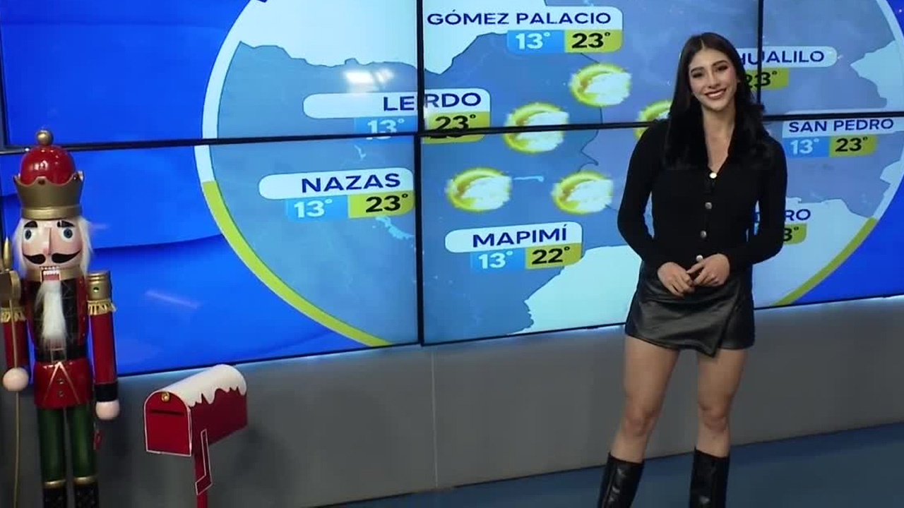Fanny Ramírez nos da el pronóstico del tiempo en Laguna para este martes 02 de diciembre de 2025.