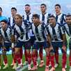 Jugadores de Monterrey en la foto oficial previo al inicio de los Cuartos de final de vuelta en el estadio Ciudad de los Deportes.