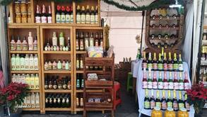 un puesto de sidras elaboradas en huejotzingo