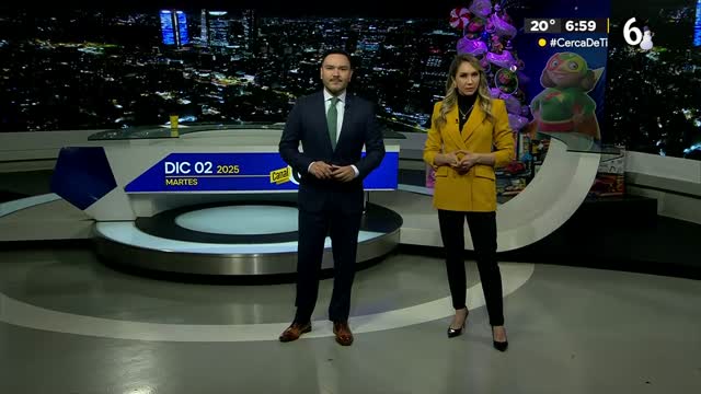 Telediario nocturno CdMx, martes 02 de diciembre de 2025.