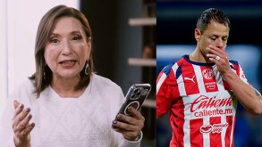 Xóchitl Gálvez subió un video a redes sociales defendiendo al delantero por su falla contra Cruz Azul.