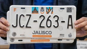Así son las placas Cabañas de Jalisco