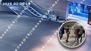 Wblester Santiago, diputado del PT, causó destrozos en una plaza de Metepec y agredió a los guardias de seguridad.