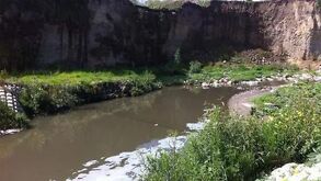 Imagen de una barranca en Puebla, en un punto similar fue a donde fue arrojado un hombre en San Martín Texmelucan.
