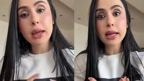 Lupita Villalobos contando su experiencia al pensar que tenía cáncer de mama.