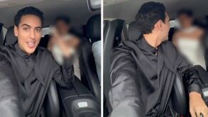 Un Tal Fredo junto a una novia que al parecer decide cancelar su boda minutos antes de que inicie.