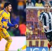 Nicolás Ibáñez, delantero de Tigres y Sergio Canales, mediocampista ofensivo de los Rayados del Monterrey en el Apertura 2025.