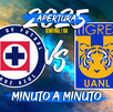 Cruz Azul vs Tigres semifinal de ida Apertura 2025.