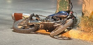 Bicicleta involucrada en accidente