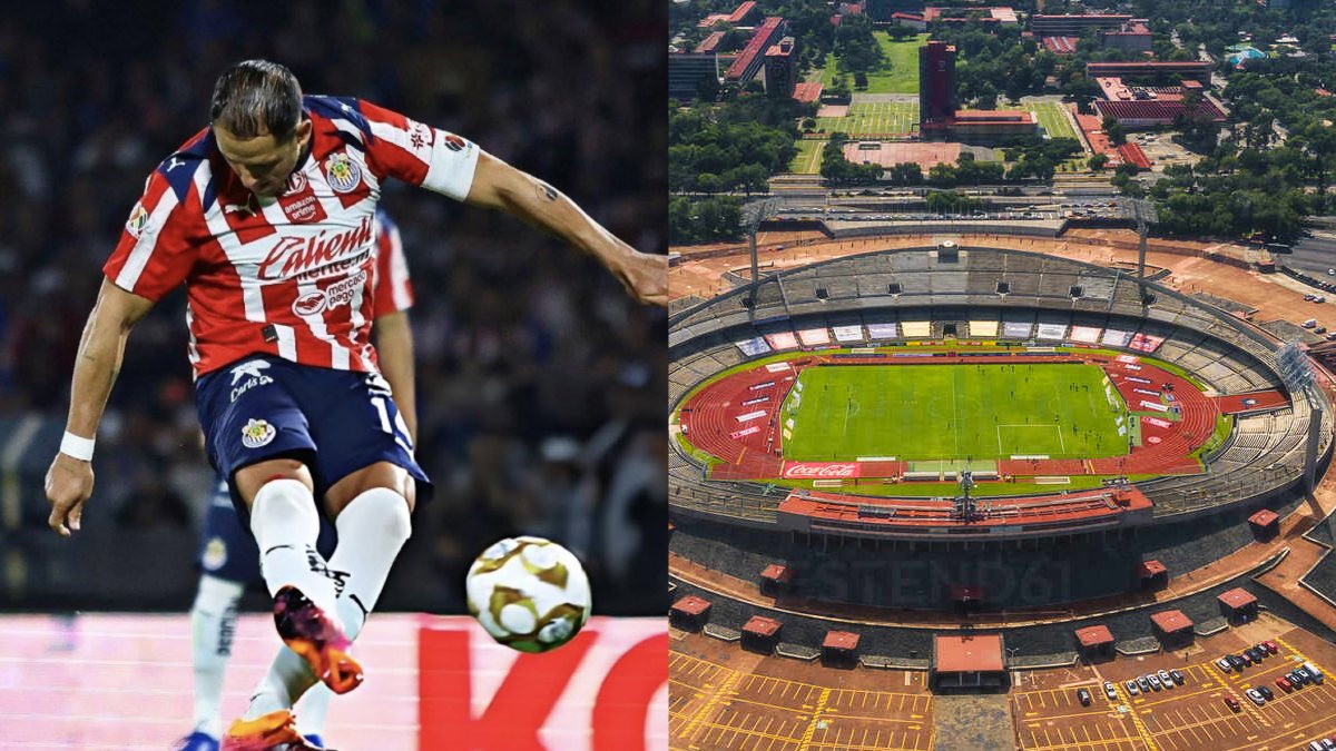 Javier Hernández fallando el penal de último minuto con Chivas  en Ciudad Universitaria.