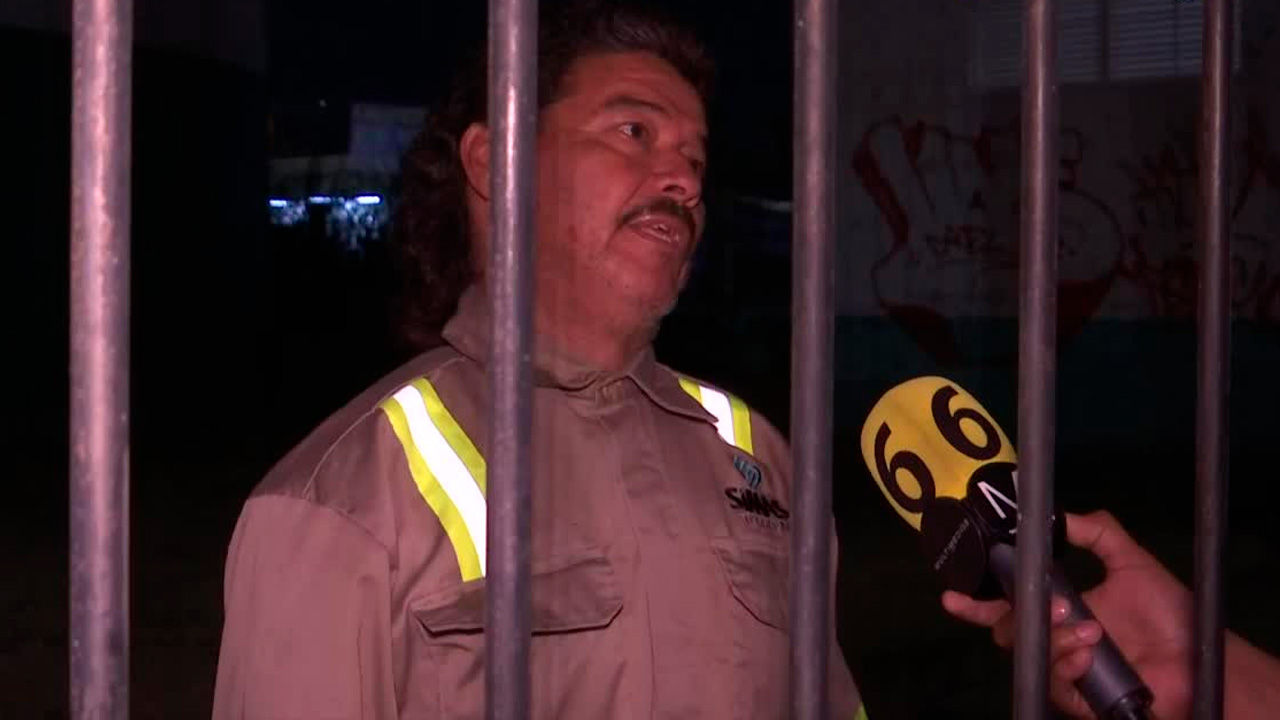 Don José Aniceto pudo confirmar el cambio drástico en el lugar.