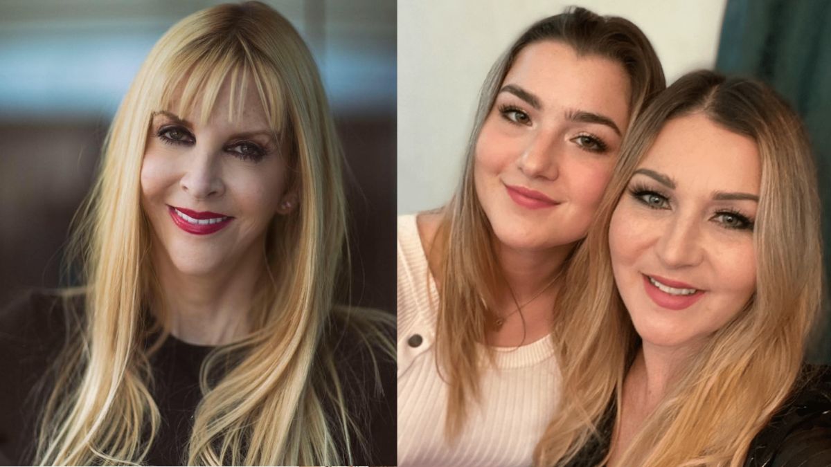 Shanik Berman de un lado y del otro Melanie Carmona y Alicia Villarreal