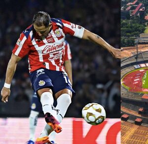 Javier Hernández fallando el penal de último minuto con Chivas  en Ciudad Universitaria.