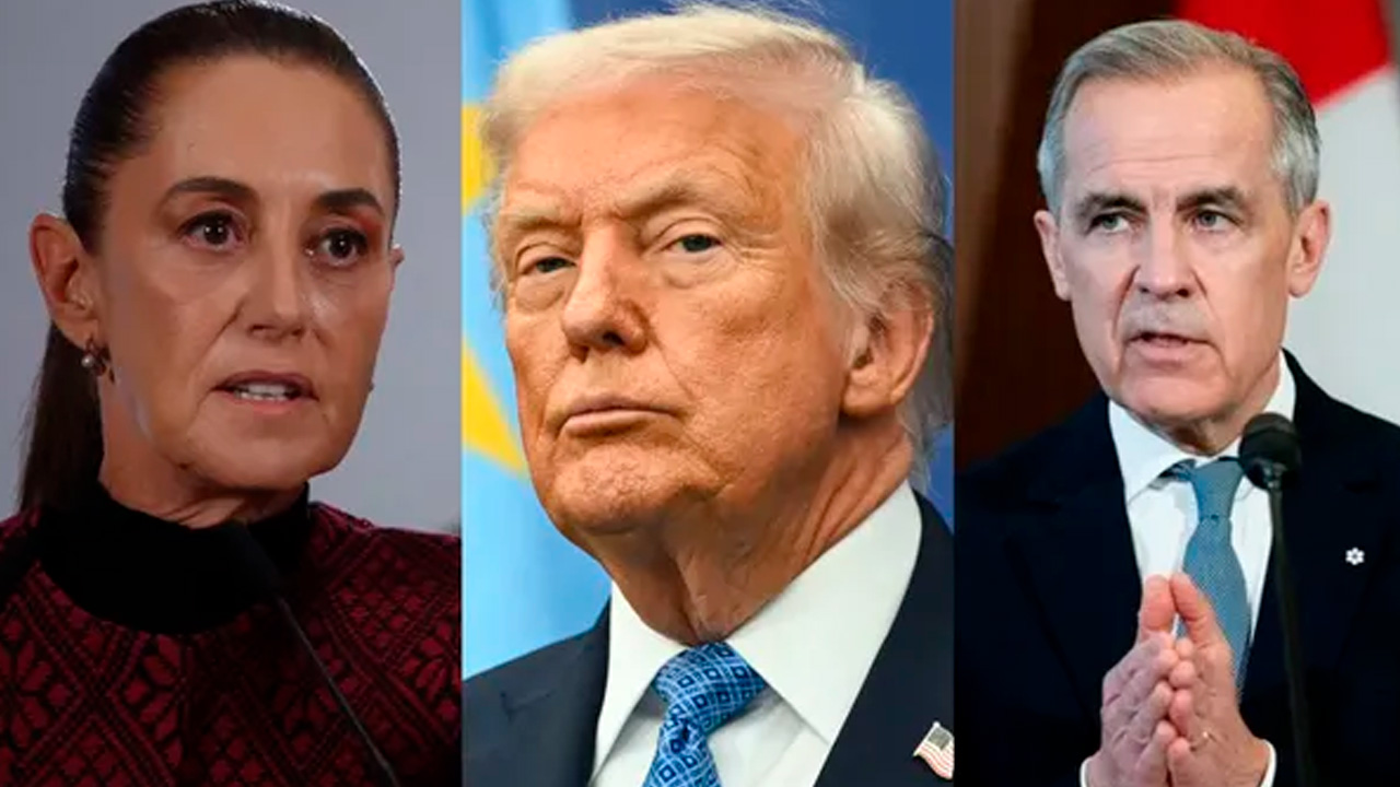 Previo al sorteo del Mundial 2026 en Nueva York, la presidenta Claudia Sheinbaum sostuvo su primer encuentro con Donald Trump y Mark Carney.