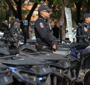 Motopatrullas en san pedro