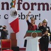 Sheinbaum durante mensaje por los 7 años de la 4T en México