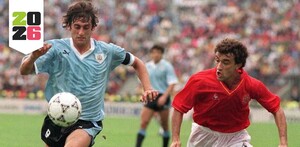 España y Uruguay empataron a cero goles en el Mundial de Italia 1990.
