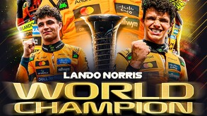 Lando Norris se coronó como campeón mundial de Fórmula 1 por primera vez en su carrera.