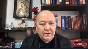 Enrique Díaz Díaz reiteró que el matrimonio solamente se debe dar entre un hombre y una mujer como se debe dar en cualquier lado.