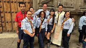 Los Scouts de la Provincia de Jalisco festejaron aniversario con celebración en el centro histórico de Guadalajara.