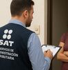 Personal del SAT visitando domicilios en CdMx