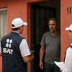 Personal del SAT visitando domicilios en CdMx