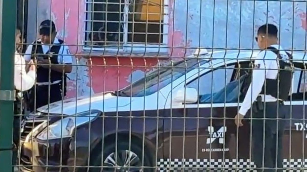 Imagen del lugar en dónde fue asesinada la mujer, en Ciudad del Carmen, Campeche.