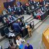 Diputadas de Movimiento Ciudadano protagonizaron una discusión a gritos con legisladores del PRI y PAN  en Nuevo León, durante el análisis de la reforma a la Le