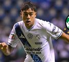 Efraín Orona en un partido con el Puebla