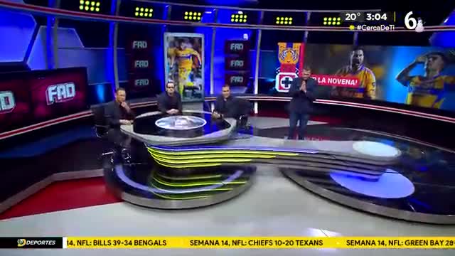 Programa Futbol al día, lunes 08 de diciembre de 2025.