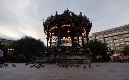 Kiosko en el centro de Guadalajara
