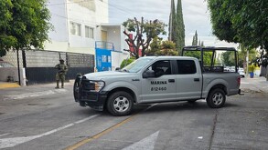 La Secretaría de Marina despliega fuerte operativo en Paseos del Sol, Zapopan.