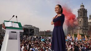 Claudia Sheinbaum agradece presencia al festejo 7 años de la 4T en el Zócalo de la Ciudad de México