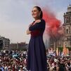 Claudia Sheinbaum agradece presencia al festejo 7 años de la 4T en el Zócalo de la Ciudad de México
