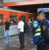 Personal de seguridad en estación Chabacano del Metro CdMx