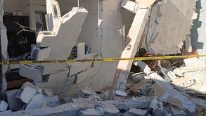 Vivienda colapsada en San Agustín tras explosión