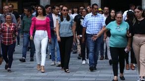 Simulacro de sismo en Cuernavaca, Morelos.