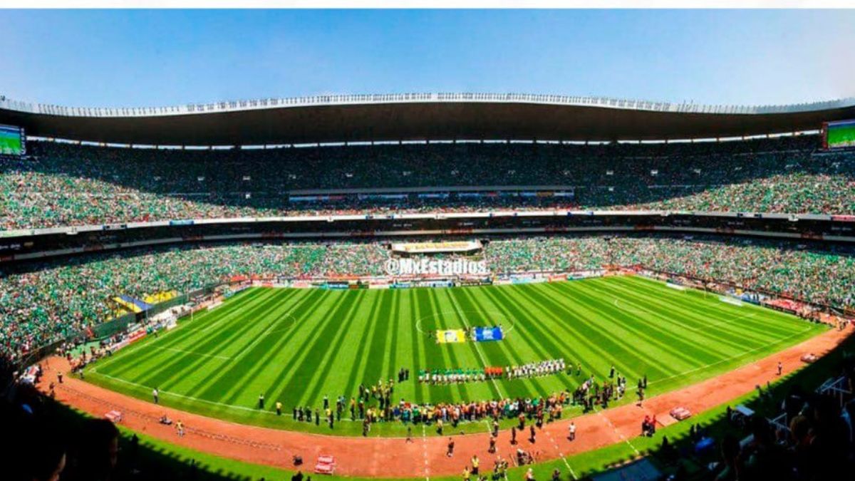 Estadio Azteca lleno durante un partido de la Selección Mexicana