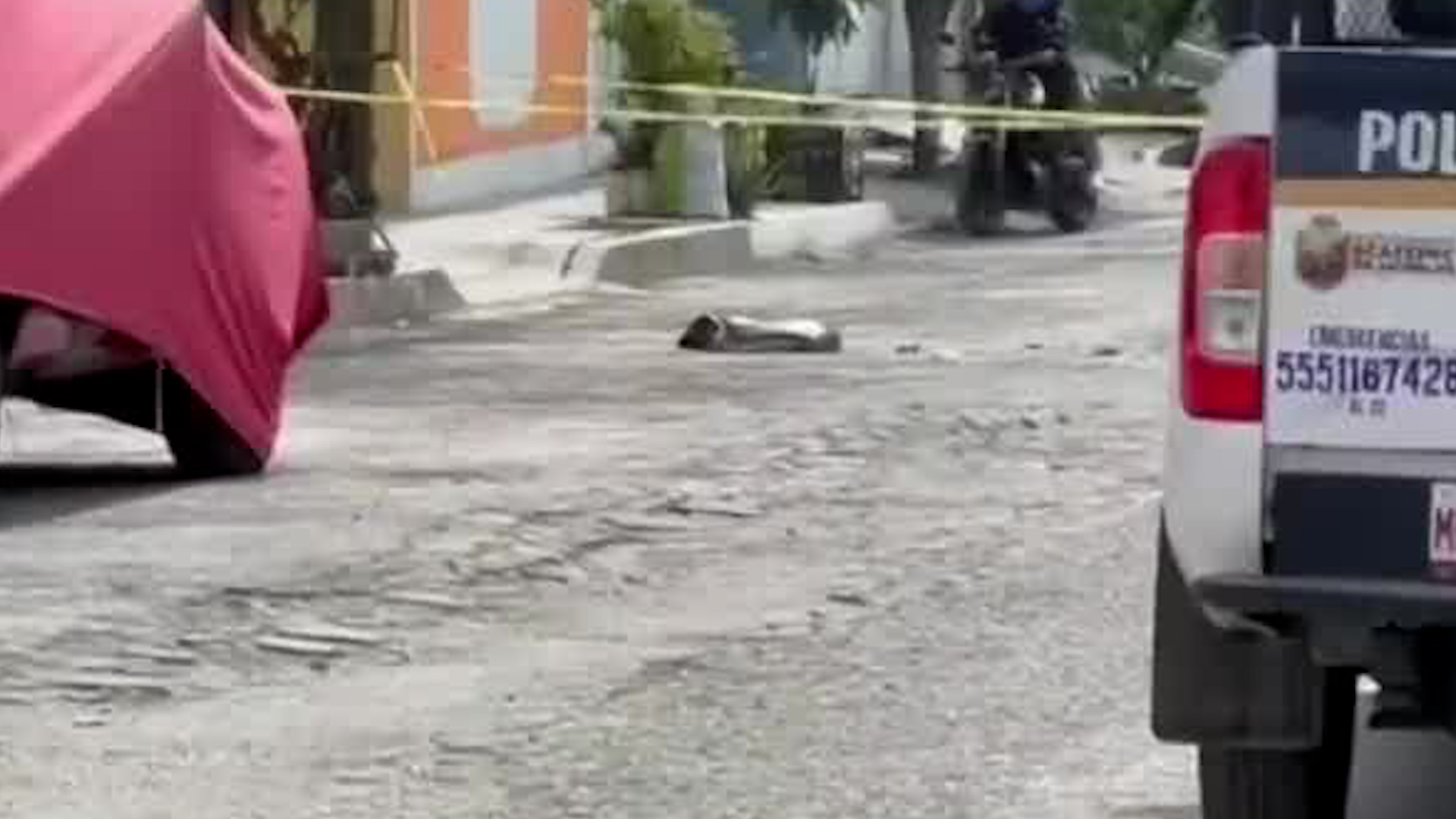 La zona fue coordinada por elementos de la policía, vecinal del sector 21, quienes no reportaron la detención de los responsables.