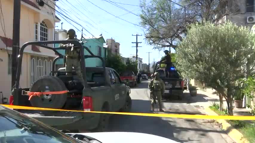 Autoridades realizaron un cateo por narcomenudeo en una vivienda de la colonia Paseo de San Nicolás.