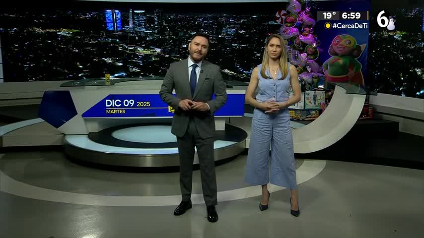 Telediario nocturno CdMx, martes 09 de diciembre de 2025.