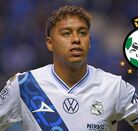 Efraín Orona en un partido con el Puebla