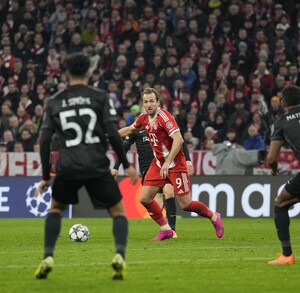 Bayern Múnich vs Eintracht Frankfurt de la Champions League.