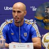 Guido Pizarro en conferencia de prensa.