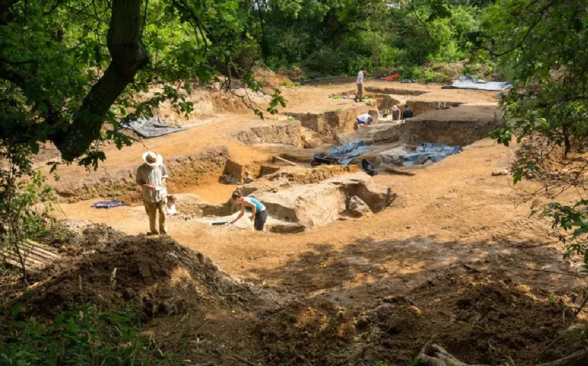 Zona arqueológica en Inglaterra