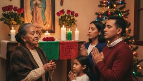 La imagen de la Virgen de Guadalupe acompaña los hogares de millones de mexicanos.