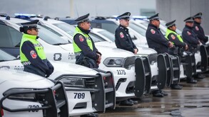 Patrullas y policías de San Pedro Garza García
